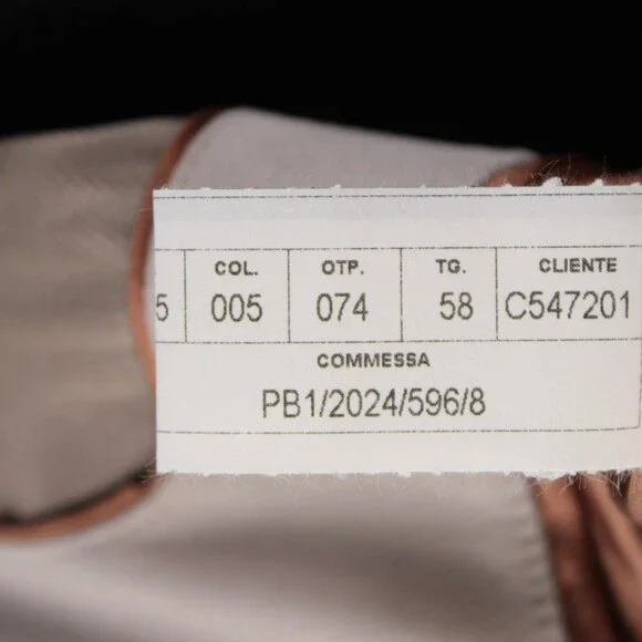 Mnadelli NWD Goat Suede Leather Bomber Jacket Size 58 (~3XL US) In Beige - Picture 11 of 13